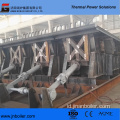 130 T / H Pendingin Air Getar Grate Mud Fired Boiler